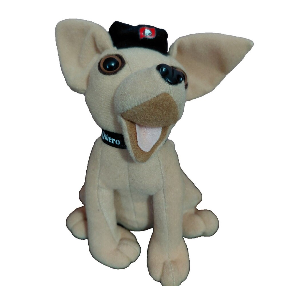 Taco Bell Plush Chihuahua Dog "Viva Gordita" Talking Dog 1998 WORKS